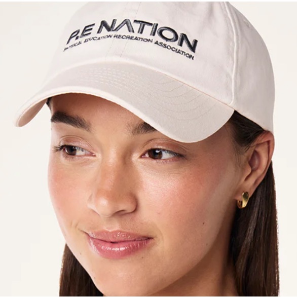 P.E Nation Homage Cap In Light Pink, Baseball Cap